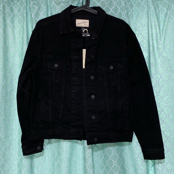 universal thread black denim jacket